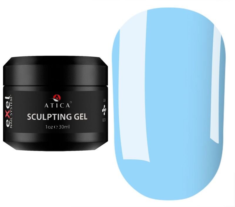 Atica Моделюючий гель Sculpting Gel Pastel Blue 13, 30 мл