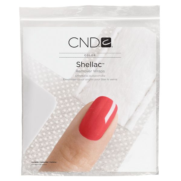 Shellac remover wraps – cпонжи для снятия Shellac, 10 шт./уп.