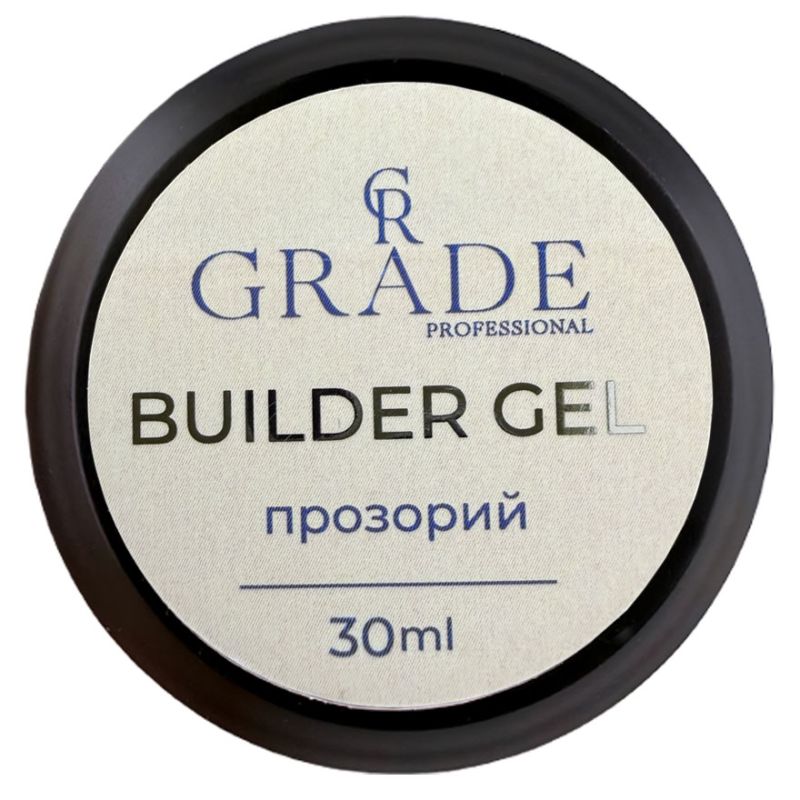 Grade Гель для нігтів Builder gel (прозорий), 30 мл