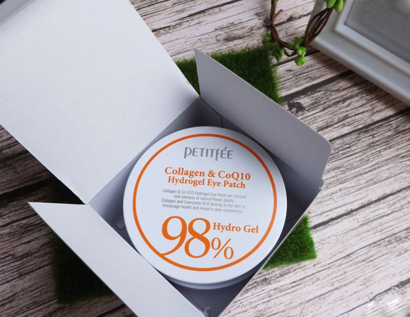 PETITFEE Q10 Collagen & Q10 Hydrogel Eye Patch Collagen & Coenzyme Under Eye Patch, 60 pcs