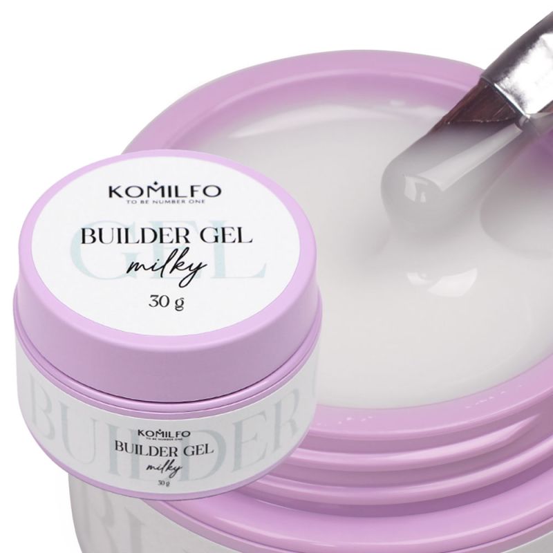 Komilfo Builder Gel Milky, 30 г