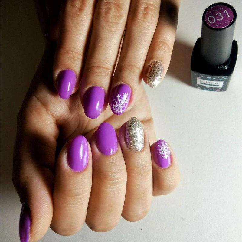 Kira Nails gel varnish No. 031 (light fuchsia, enamel), 6 ml