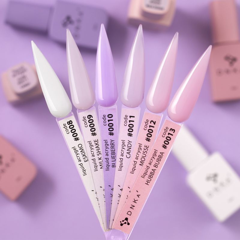 DNKa Гель для ногтей Liquid Acrygel 0011 Candy, 12 мл