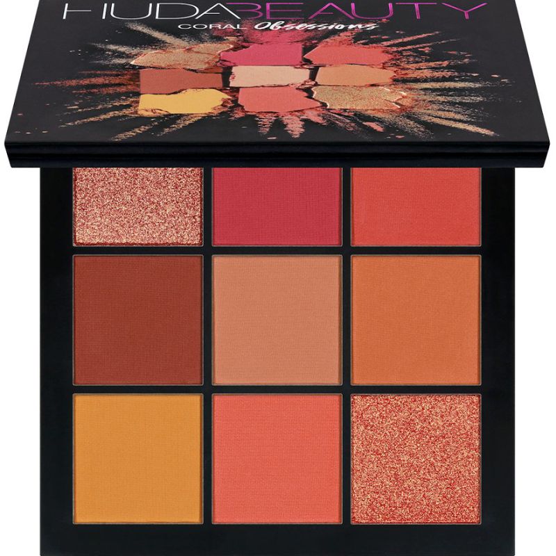 HUDA BEAUTY Coral Obsessions Palette - Eyeshadow Palette, 10g