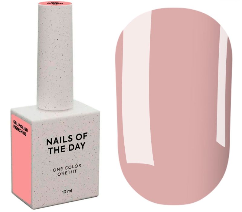 Nails Of The Day Гель-лак French 03, 10 мл
