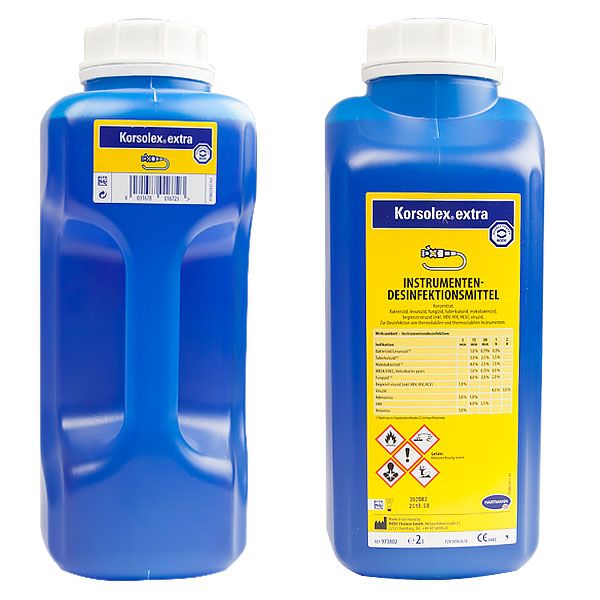 Korsolex extra – means for disinfection, pre-sterilization cleaning and sterilization, 2 l