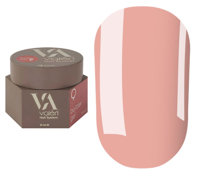 Valeri Гель для нігтів Builder Gel 09, 15 мл