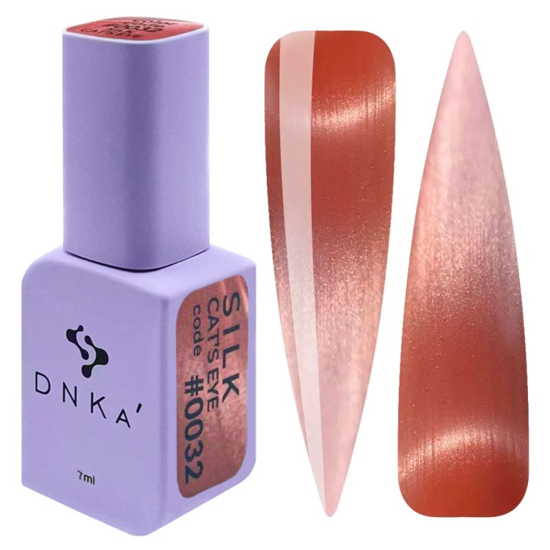 DNKa Гель-лак для ногтей Cat`s Eye Silk 0032, 12 мл