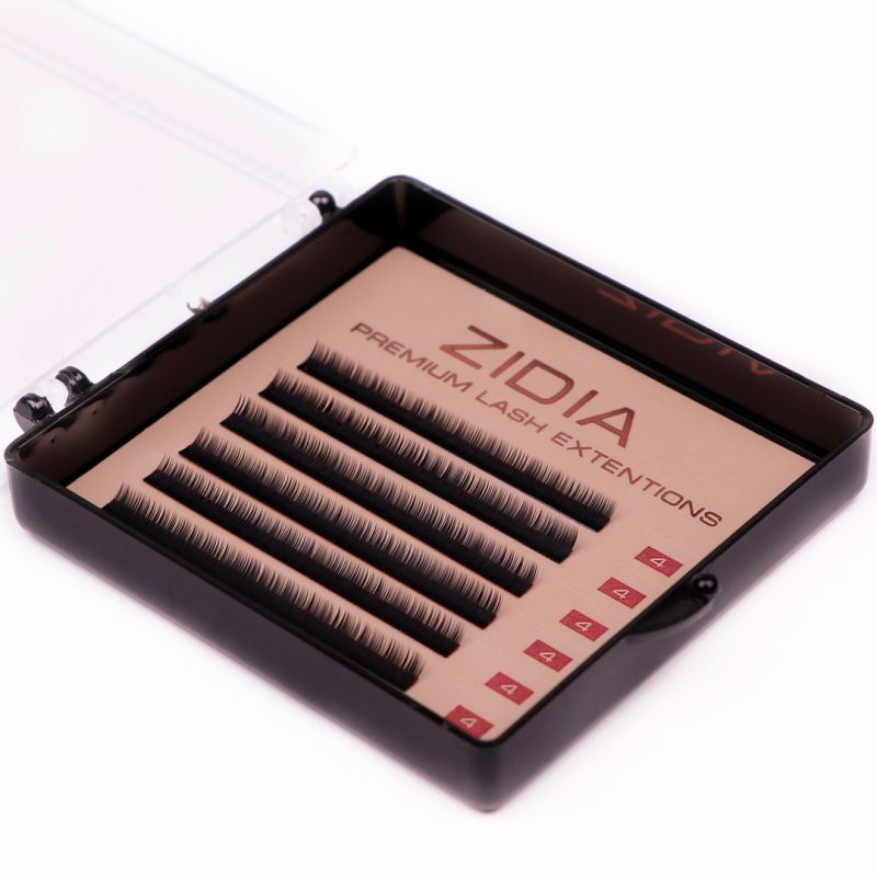 Zidia Premium Lash Extentions 6 лент - С0,1 х 4 mm