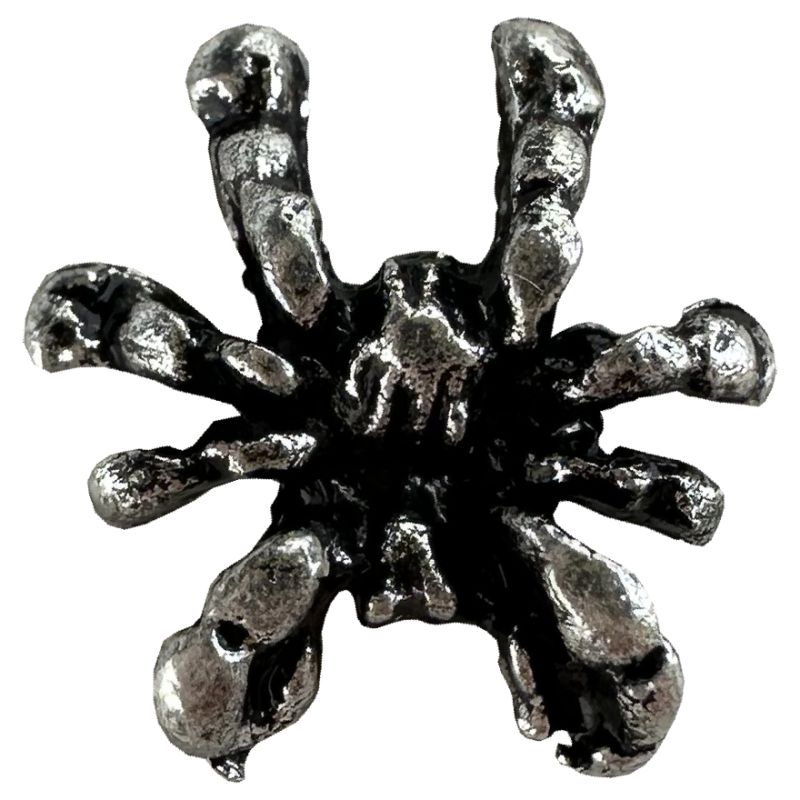 Металлический декор для ногтей Dark Spider, 9,5х9 мм, 1 шт