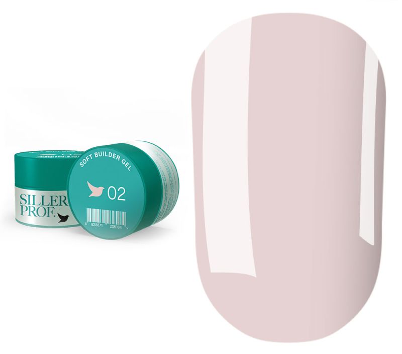 Siller гель для ногтей Soft Builder Gel № 02, 15 мл