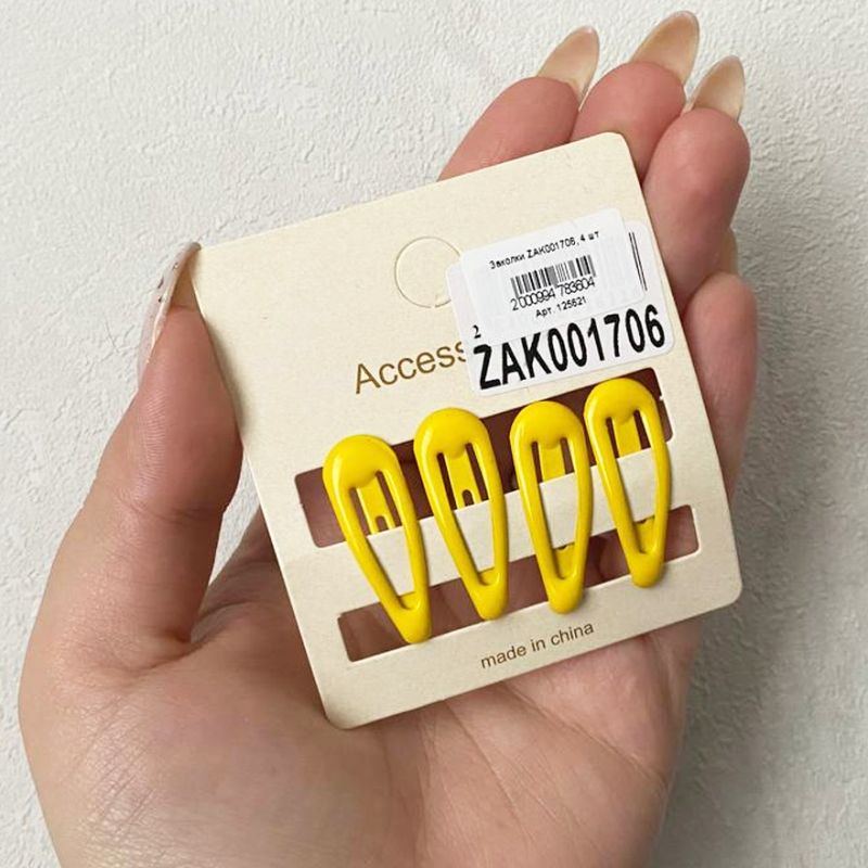 Заколки ZAK001706, 4 шт