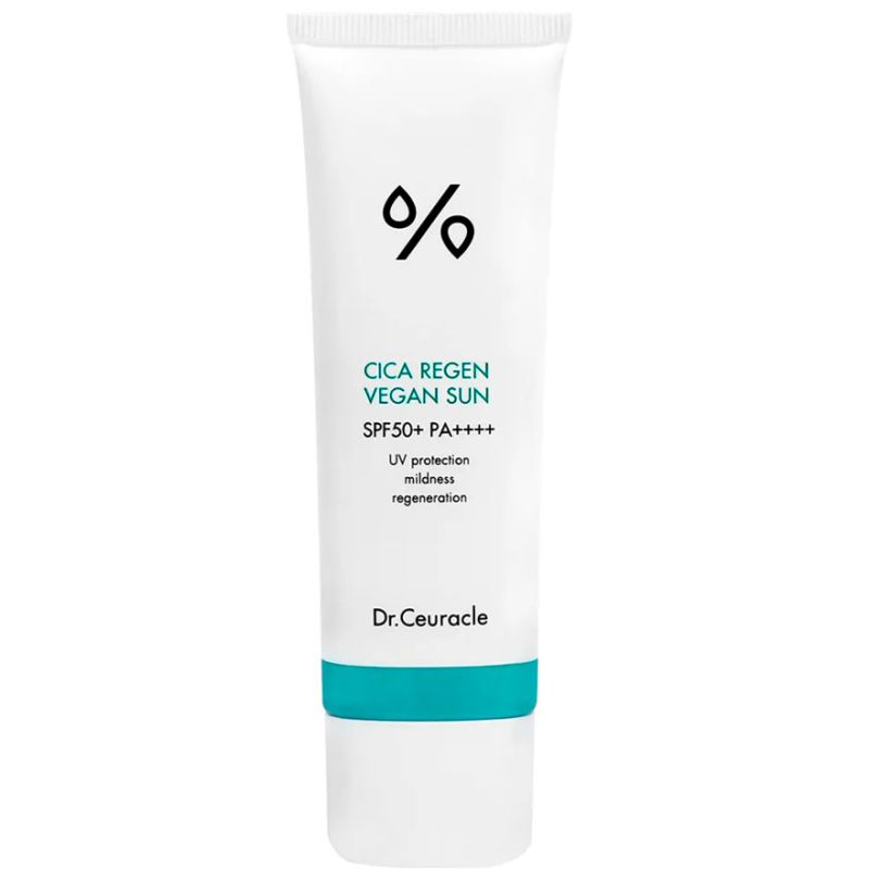 Dr.Ceuracle Cica Regen Vegan Sun SPF50+ PA++++ Vegan Sun Cream with Asiatic Centela, 50 ml