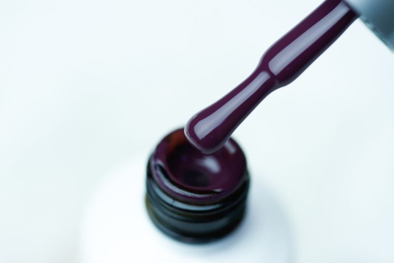 Atica Kona Berry GPM69 gel-varnish (eggplant, enamel), 7.5 ml