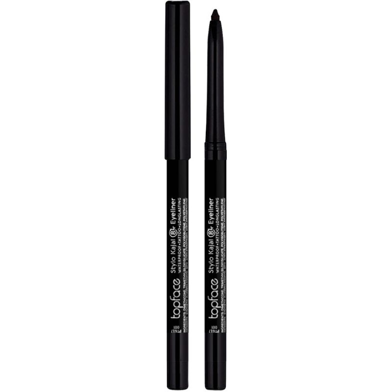 TopFace Карандаш для глаз "Stylo Kajal Eyeliner" - 001, 0.32 г