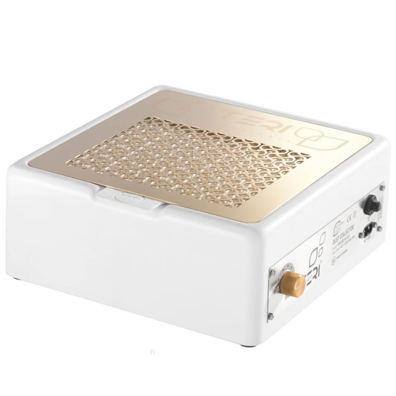 white (gold mesh)