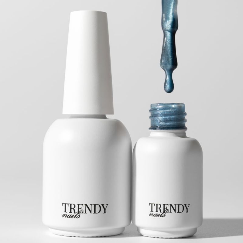 Trendy Nails Гель-лак Gel Polish Cat Eye's Gummy Bear "Aqua Teddy", 5 мл