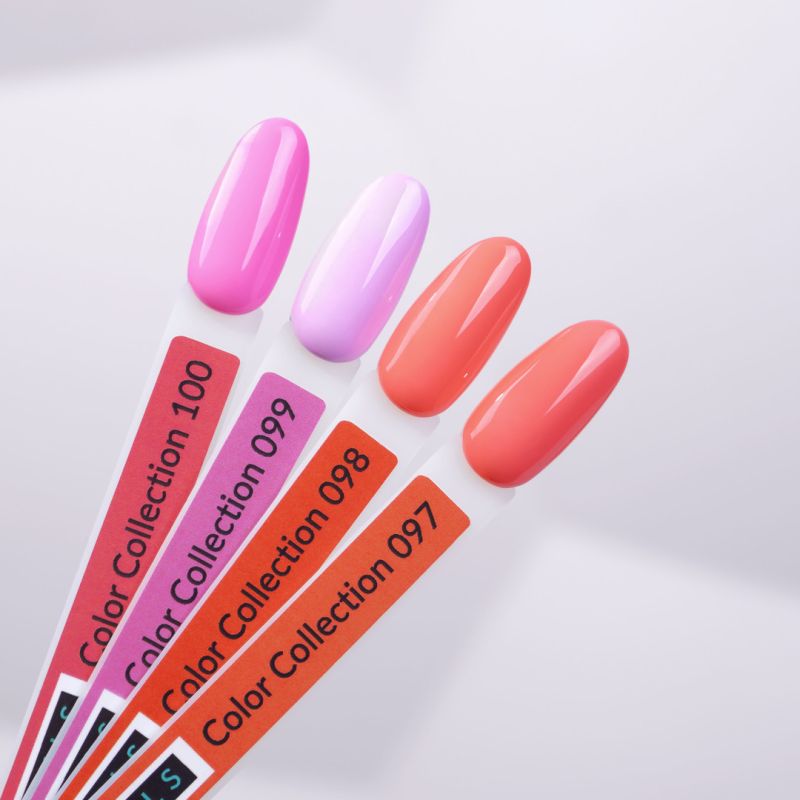 Kira Nails gel-varnish No. 098 (coral, enamel), 6 ml