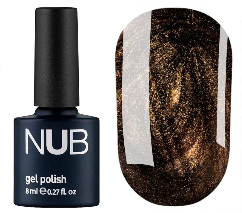 NUB 001 Hawaiian Sunset gel varnish (bright orange, enamel), 8 ml