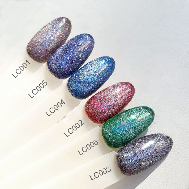 Гель-лак Komilfo Luminous Cat Eye 006 (зелений), 8 мл
