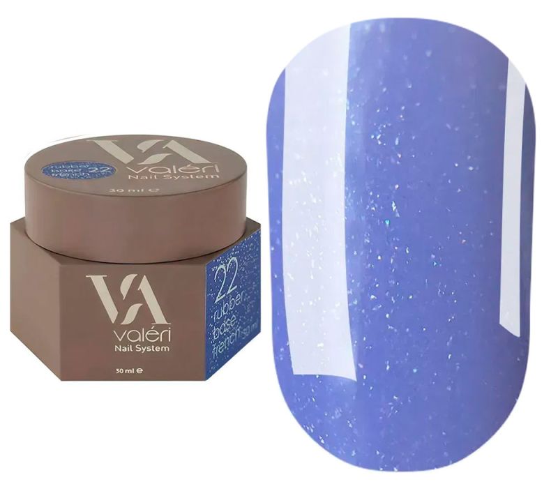 Valeri База для нігтів Rubber Base French №22, 30 мл