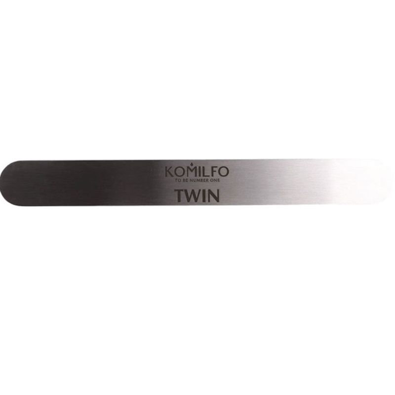 Komilfo metal base for manicure - TWIN, 18/155 mm