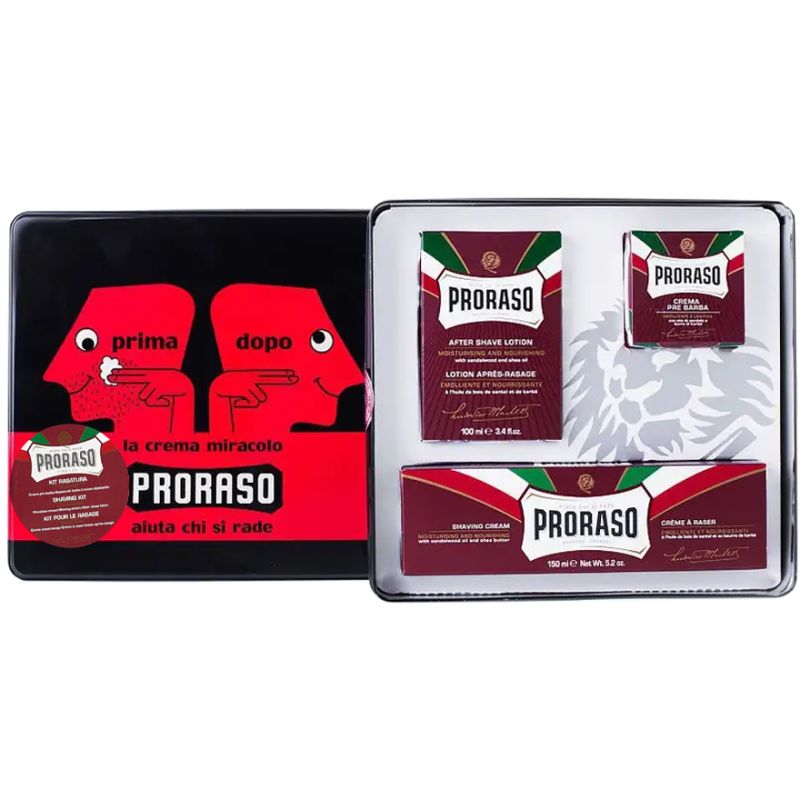 Proraso Набір для гоління Proraso Red Vintage Selection Prima & Dopo Gift Set
