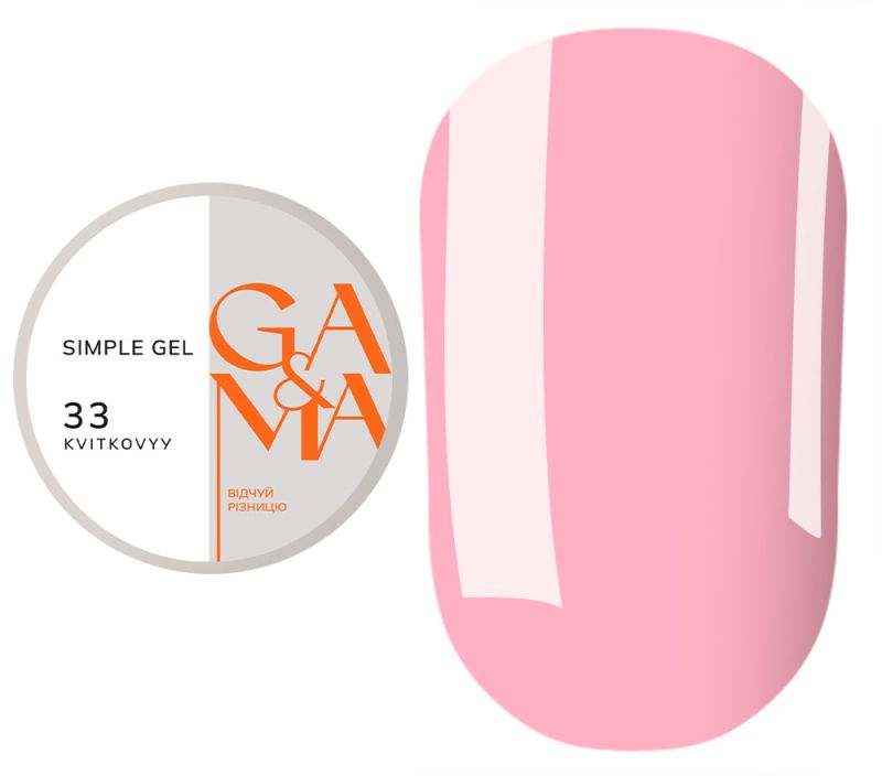 GA&MA Simple gel 033 Kvitkovyy, 30 ml