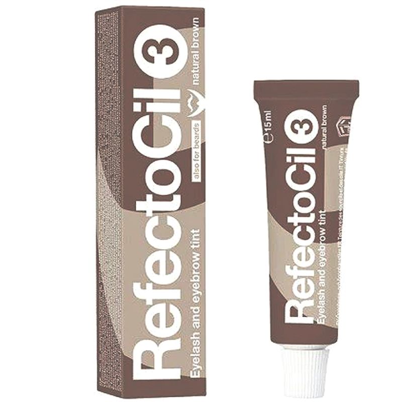 RefectoCil №3 Natural Brown - краска для бровей и ресниц (натуральный коричневая), 15 мл