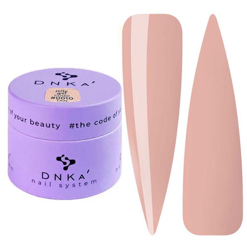 DNKa Гель для ногтей Jelly Gel 0010 Tan, 15 мл