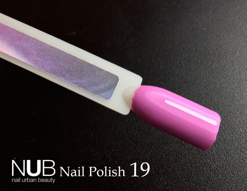 Nail polish NUB 019 Satellite Dreams (pink-lilac, enamel), 14 ml