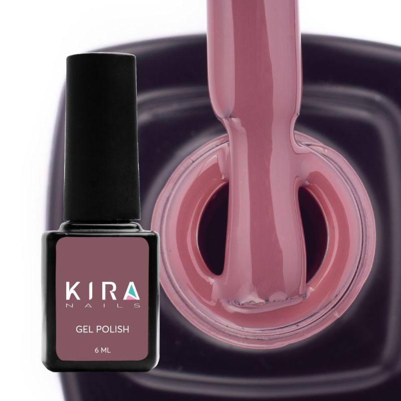 Гель-лак Kira Nails №120 (сливовий, емаль), 6 мл