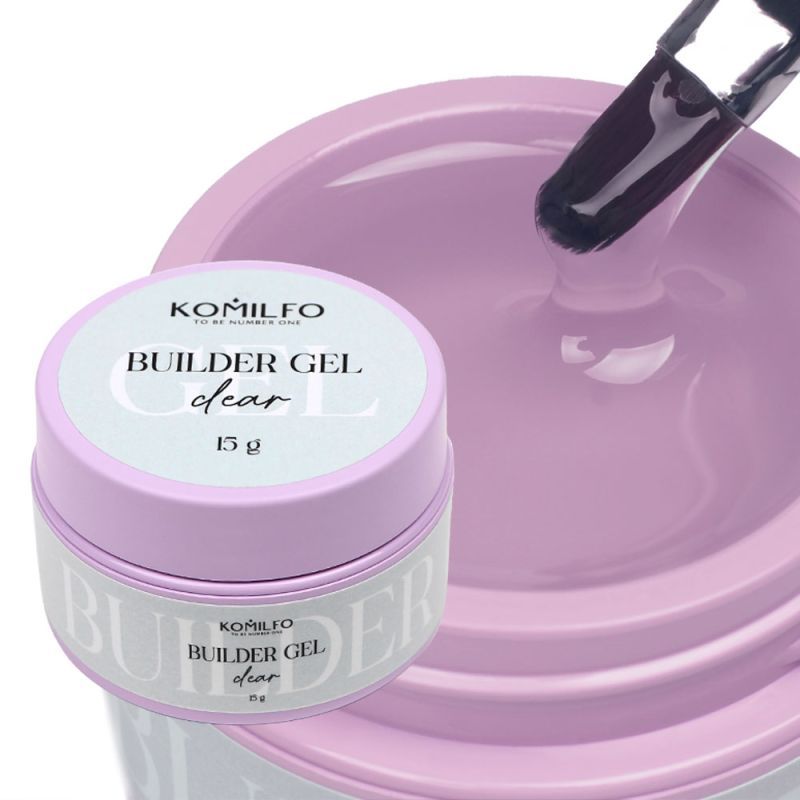 Komilfo Builder Gel Clear, 15 г