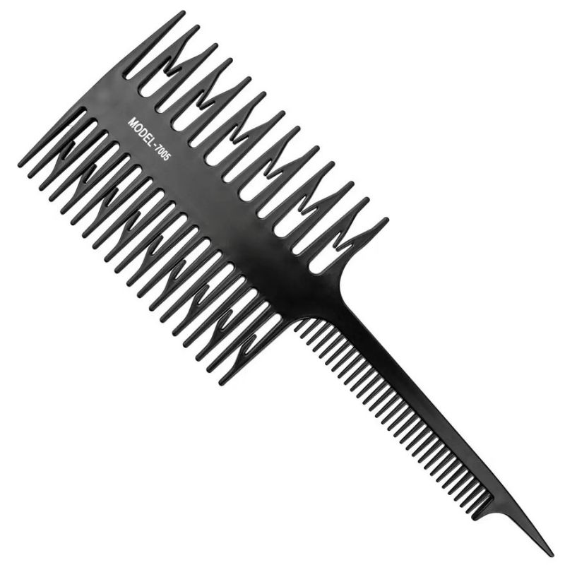 Denis professional Comb for highlighting 7005 - black