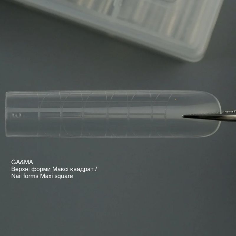 Ga&Ma Верхние формы Nails forms Maxi square collaboration with