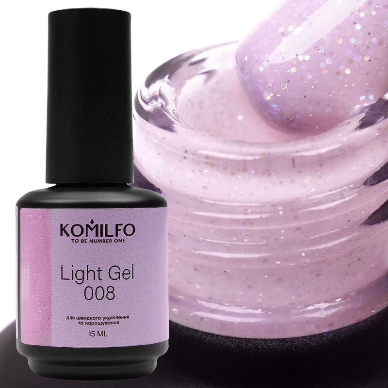 Komilfo Рідкий гель Light Gel 008, 15 мл