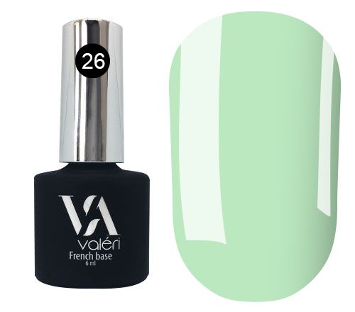 Valeri Nail base French Base 026 (turquoise-mint), 6 ml