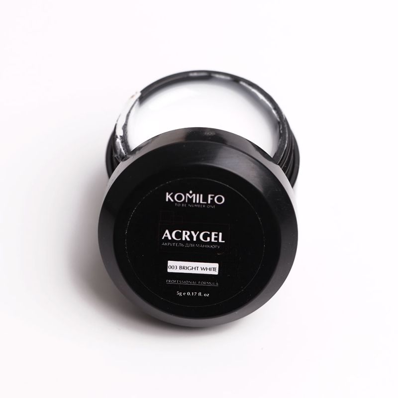 Komilfo AcryGel 003 Bright White, 5 г