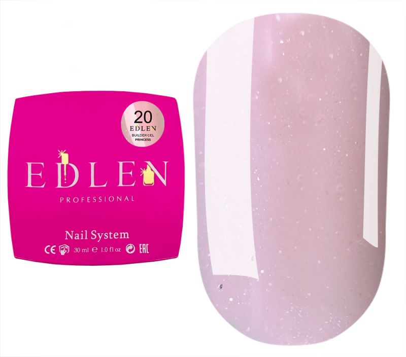 Edlen Гель для ногтей Builder gel Princess №20, 15 мл