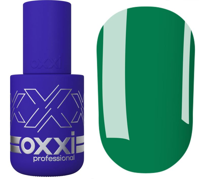 Гель-лак OXXI Professional №287 (неоновый темно-зеленый), 10 мл