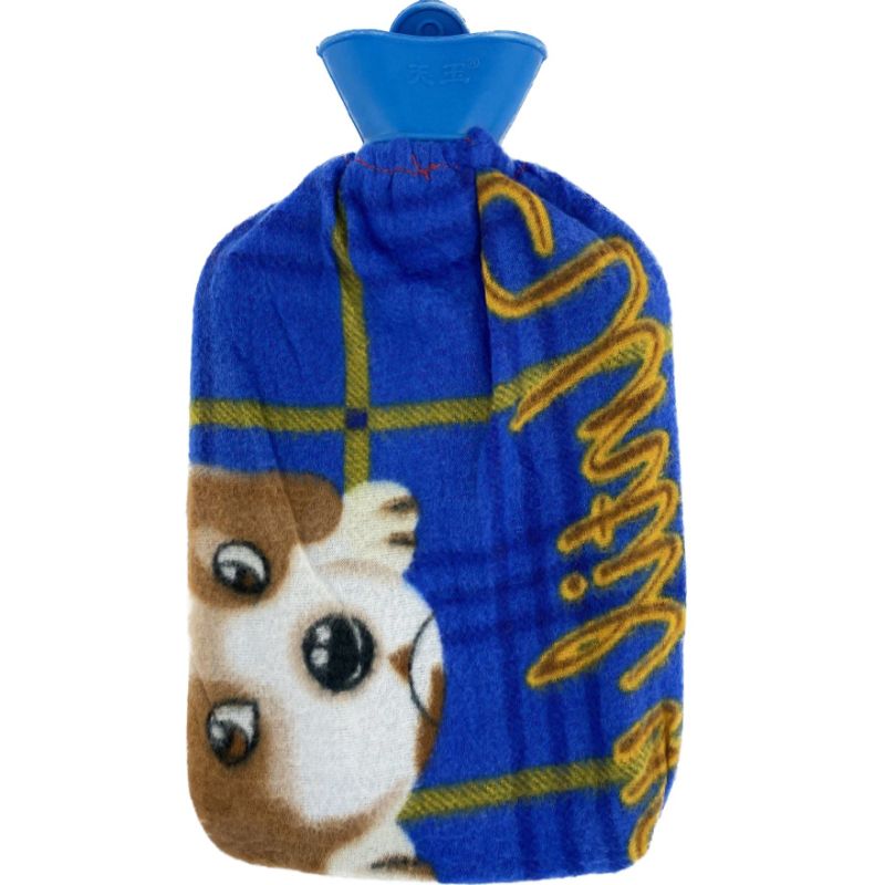 Hand and body warmer in fleece, assorted colors (not electric), 2000 ml