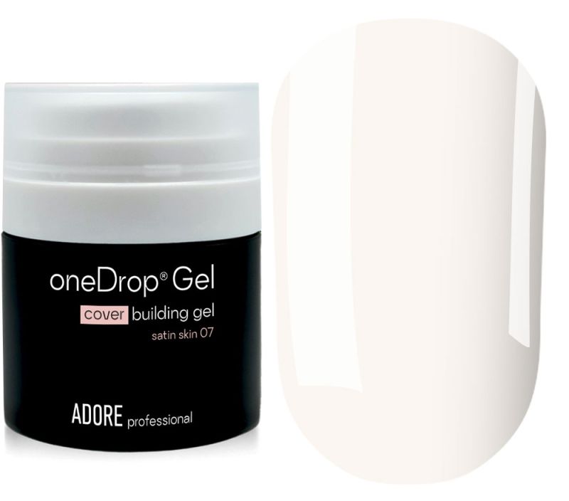 ADORE Гель для наращивания One Drop Gel №07, 30 мл (с вакуумной помпой)