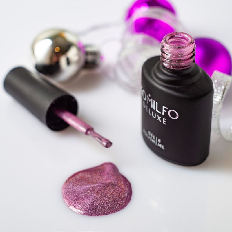 Gel Polish Komilfo Holographic 002 (pink), 8 ml
