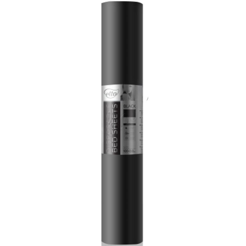Etto, Простыня, Black Collection, 0,8х100 м (1 рул), черня