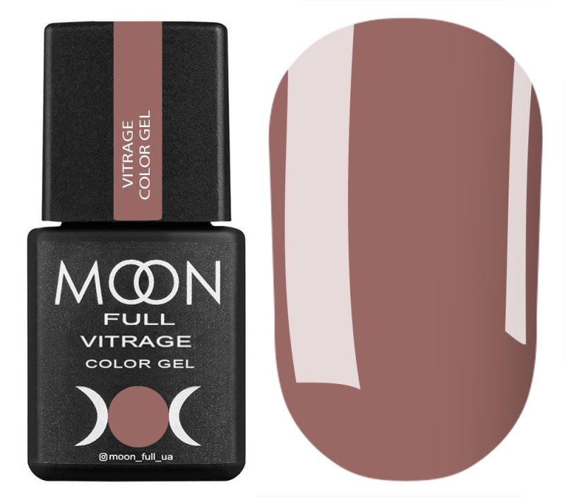 MOON FULL Gel nail polish Vitrage Collor Gel No. 09, 8 ml