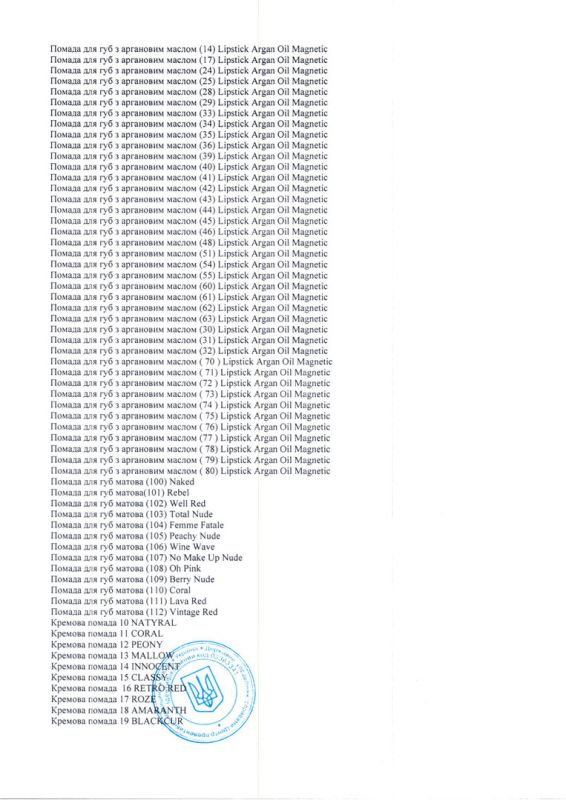 Hygienic certificates Paese