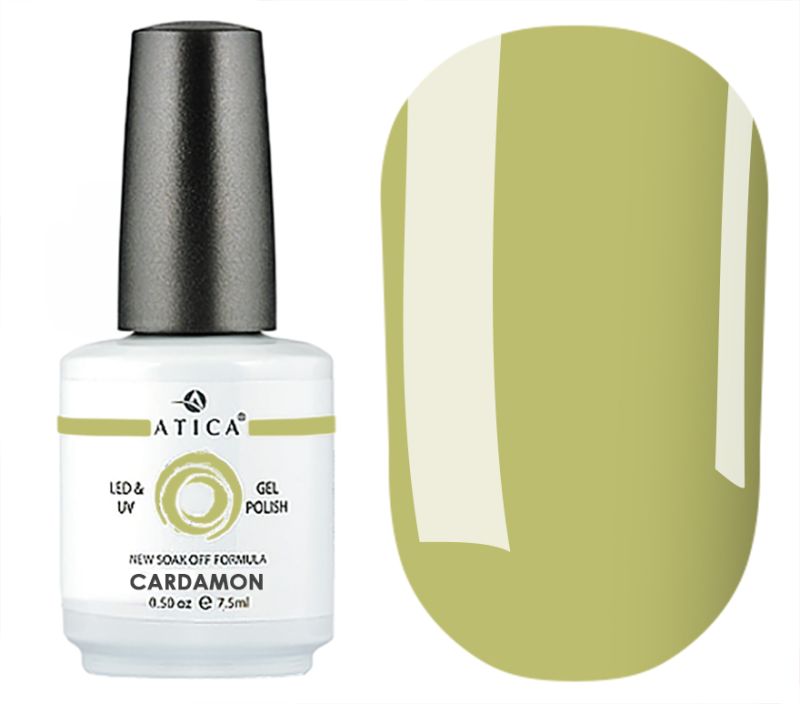 Gel Polish Atica 234 CARDAMON (pistachio, enamel), 7.5 ml