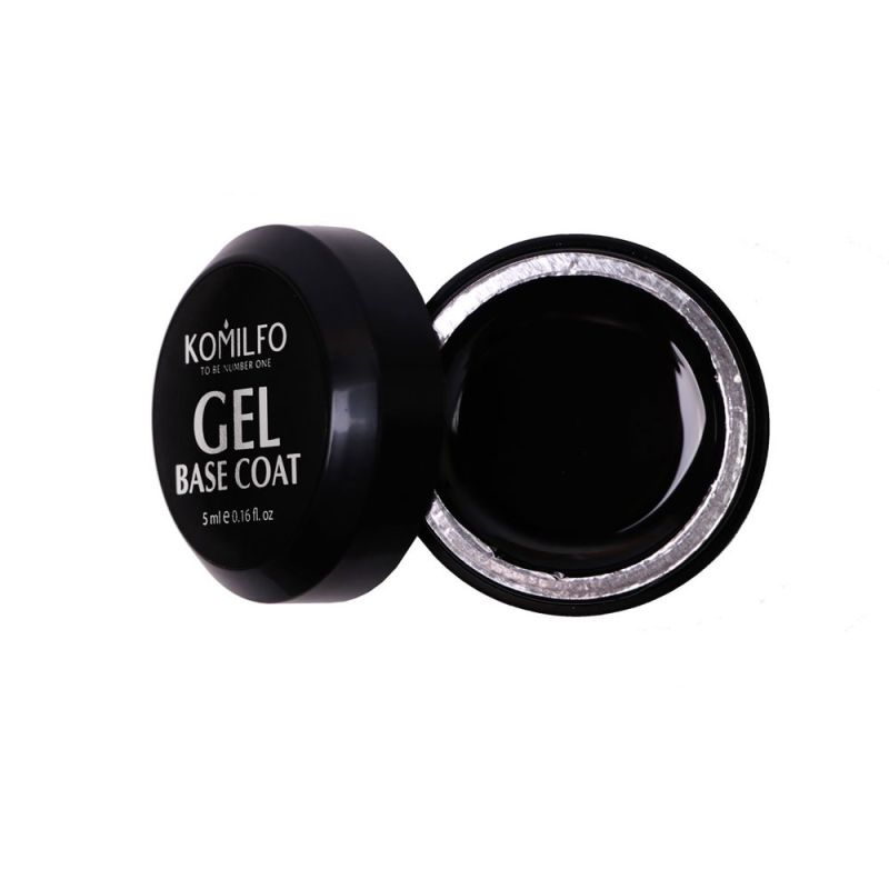Гель-база Komilfo Gel Base Coat - основа-корректор для гель-лака без кисточки, 5 мл