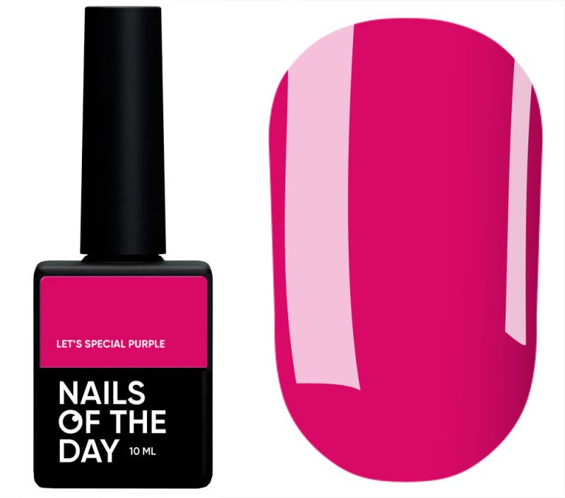 Nails Of The Day Gel polish Let's special Purple, 10 ml