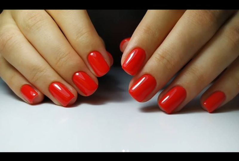 MOON FULL color Gel polish No. 128 gel-varnish (carmine red, enamel), 8 ml